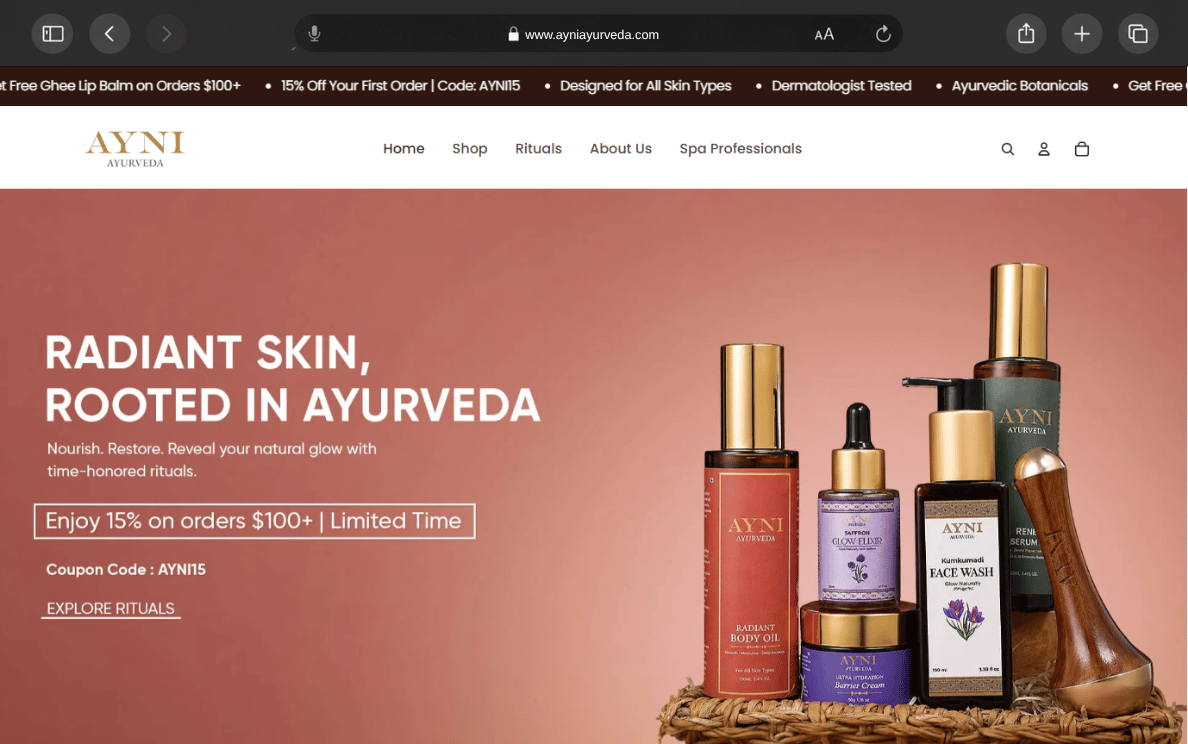 Ecommerce website